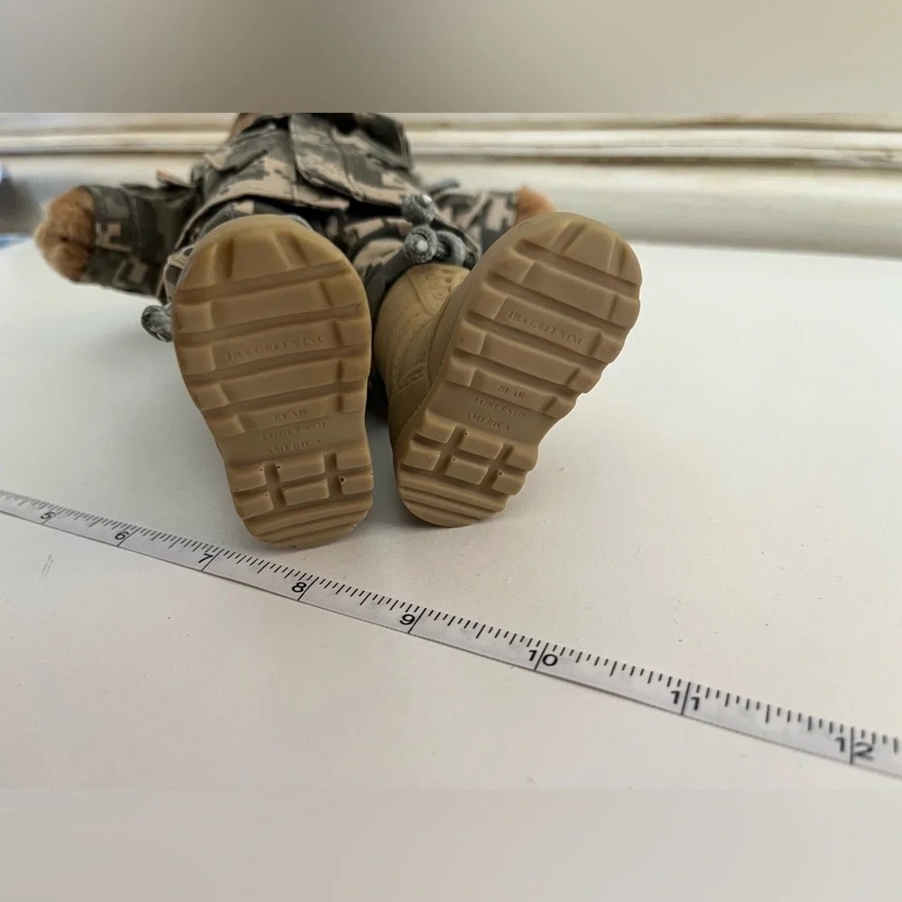Vintage Bear Forces of America US Army Plush - Teddy Bear Camo Fatigues Female